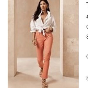 New banana republic slim jean in rose quartz 26